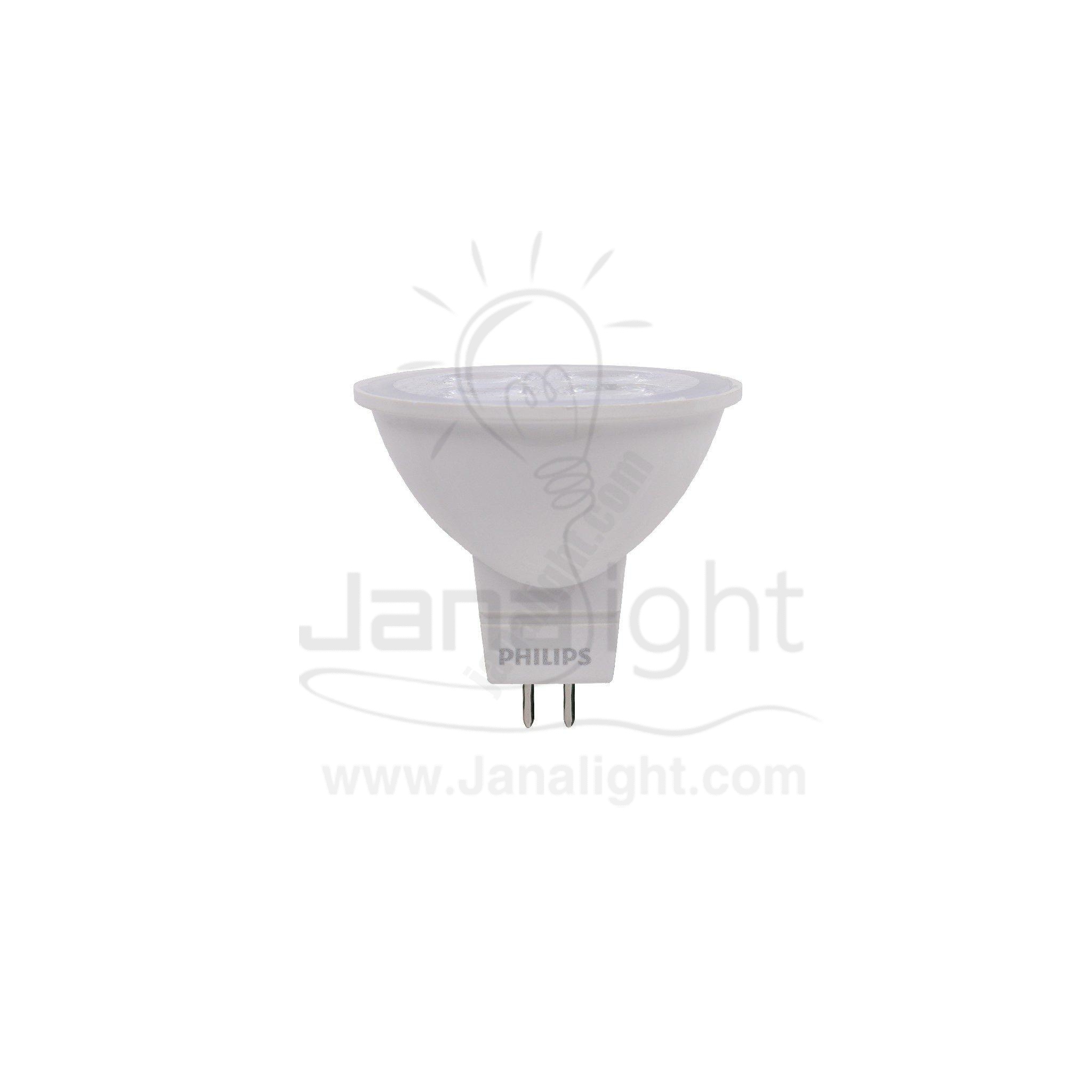 لمبة سبوت لايت كاسة لد 5 وات وورم كعب شوكة فيليبس 12V Spotlight Lamp 5 Watt 12V Warm Philips